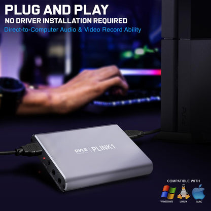 product image number 5 for Pyle Gamelink Usb Hdmi Video Capture Device