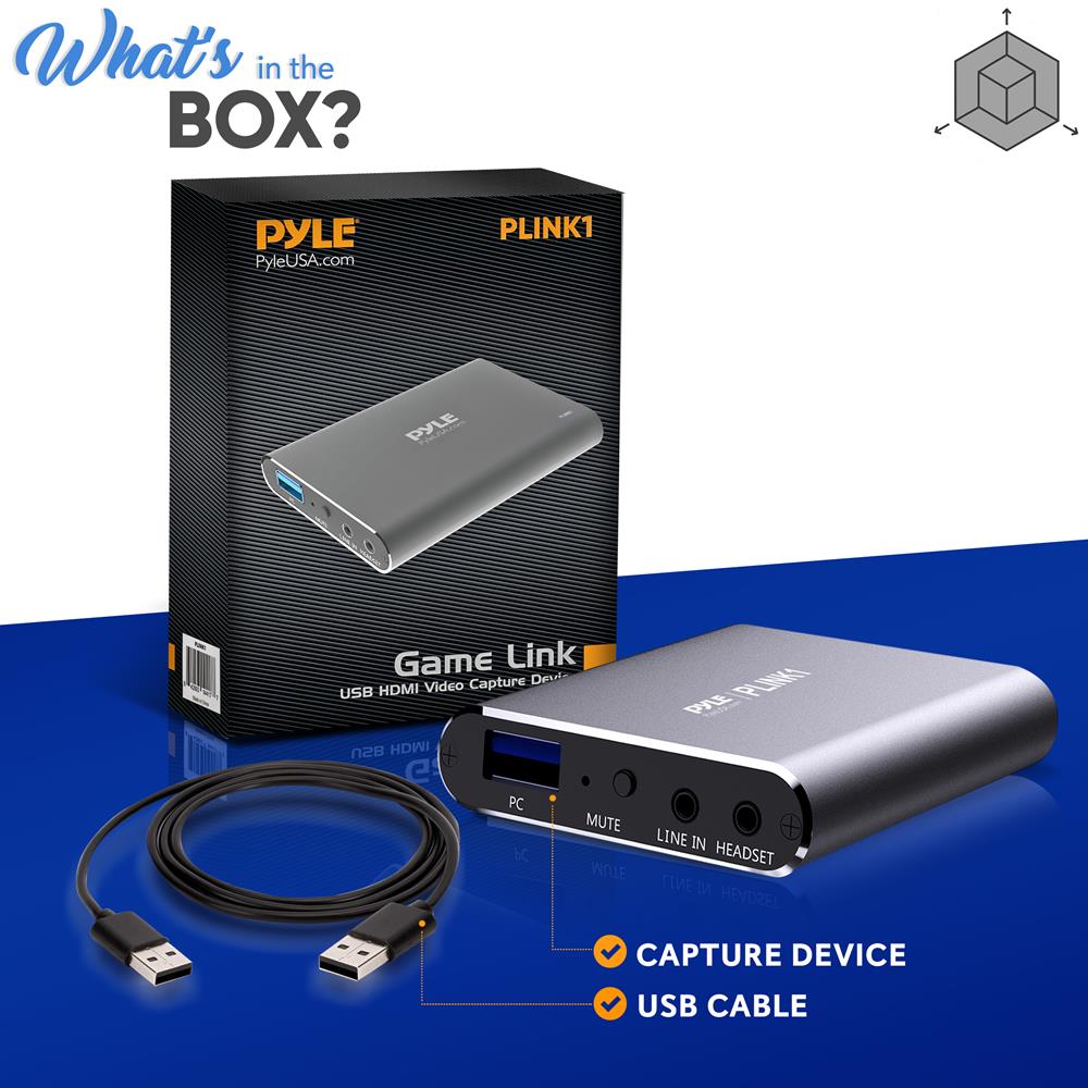 Gamelink Usb Hdmi Video Capture Device – Pyle USA