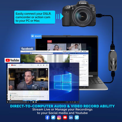 product image number 3 for Pyle Cameralink 4K Hdmi Video Capture Device