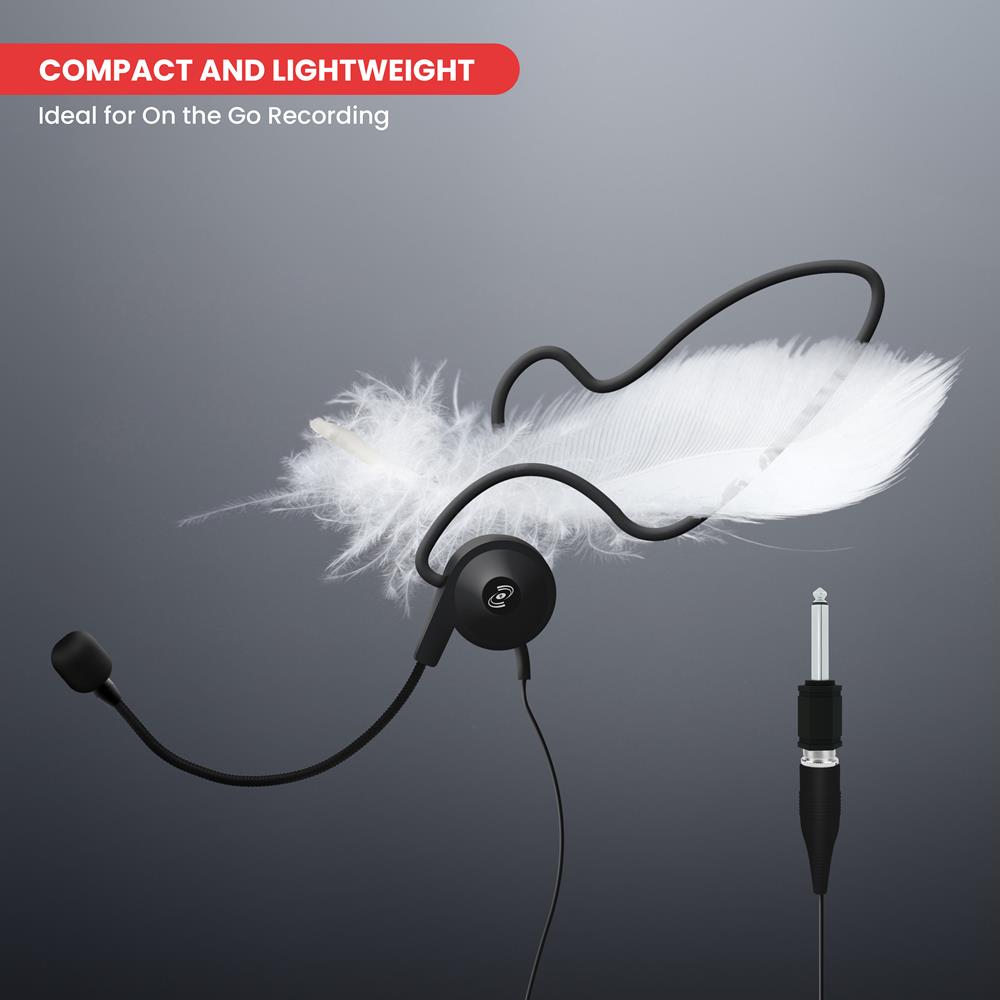product image number 6 for Pyle Cardioid Condenser Headset Microphone