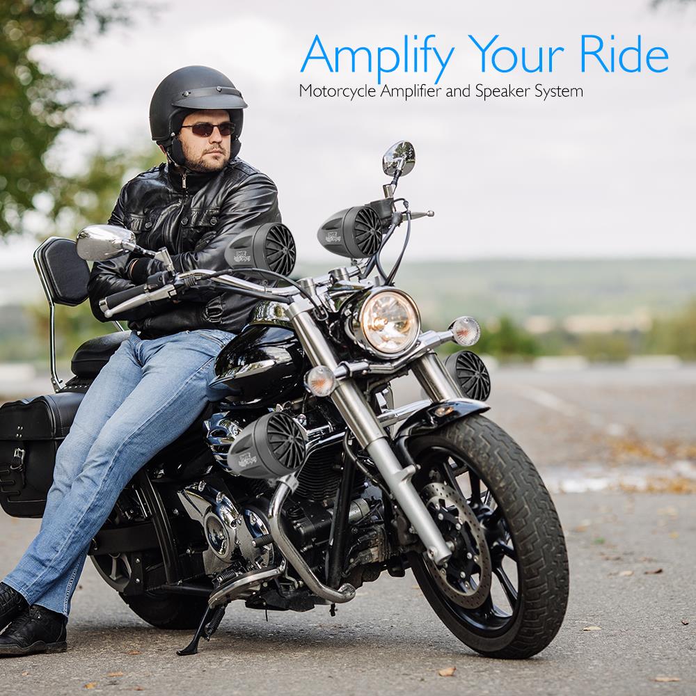 product image number 6 for Pyle Handle-Bar Mount Motorcycle Speakers Kit