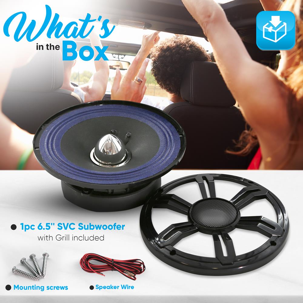 product image number 2 for Pyle 6.5'' Svc Subwoofer