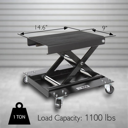 Motorcycle Lift Jack 2200 lbs Capacity Steel Anti-Skid Rubber Portable