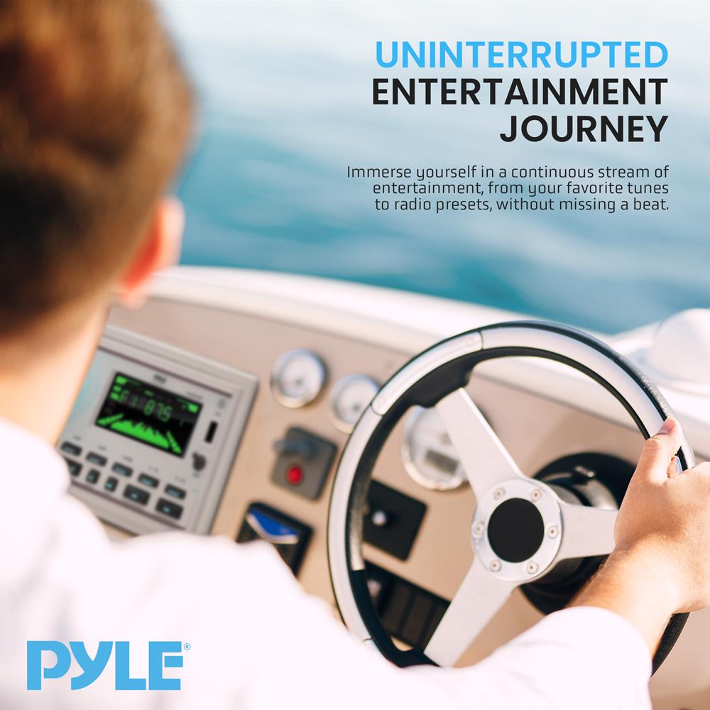 product image number 7 for Pyle Marine Bluetooth Mp3 Radio Receiver