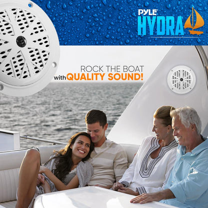 product image number 8 for Pyle 4'' Waterproof Stereo Speaker System