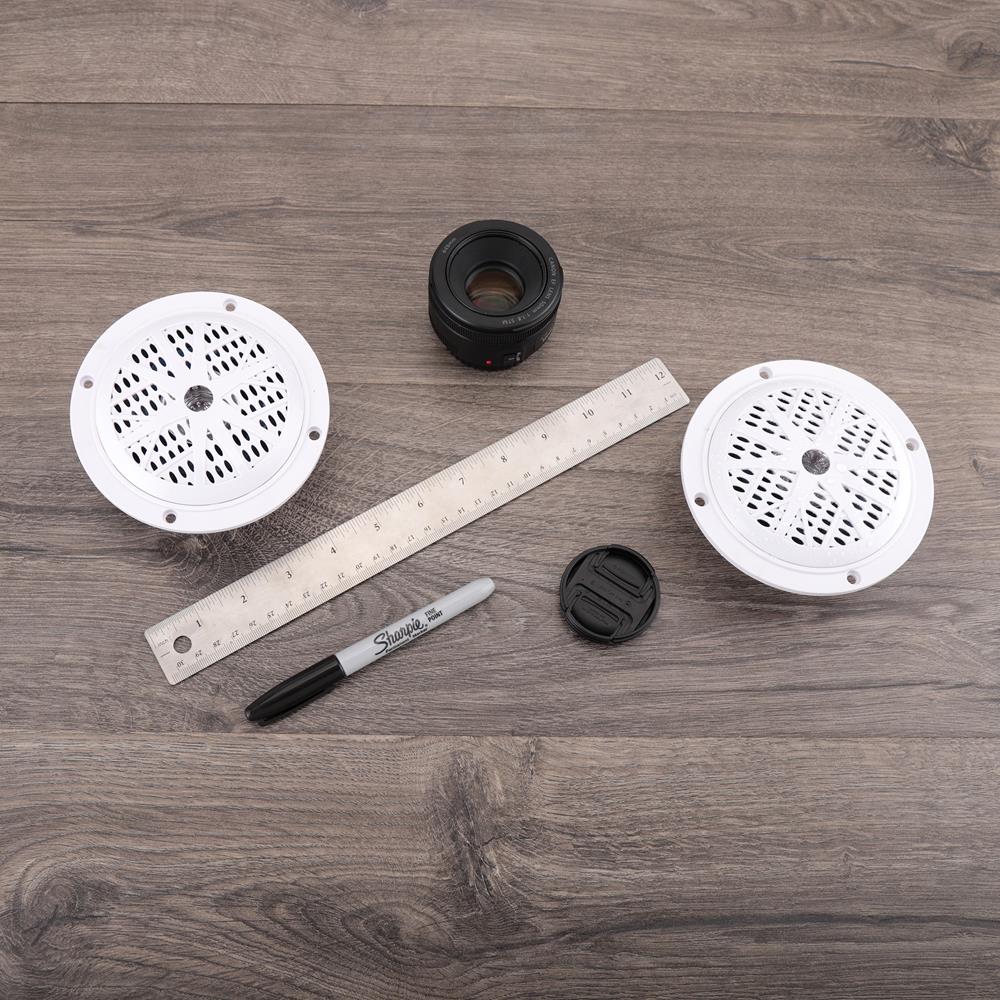 product image number 9 for Pyle 4'' Waterproof Stereo Speaker System