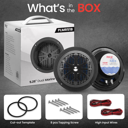 5.25'' Marine Component Speakers