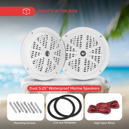 5.25'' Marine Component Speakers