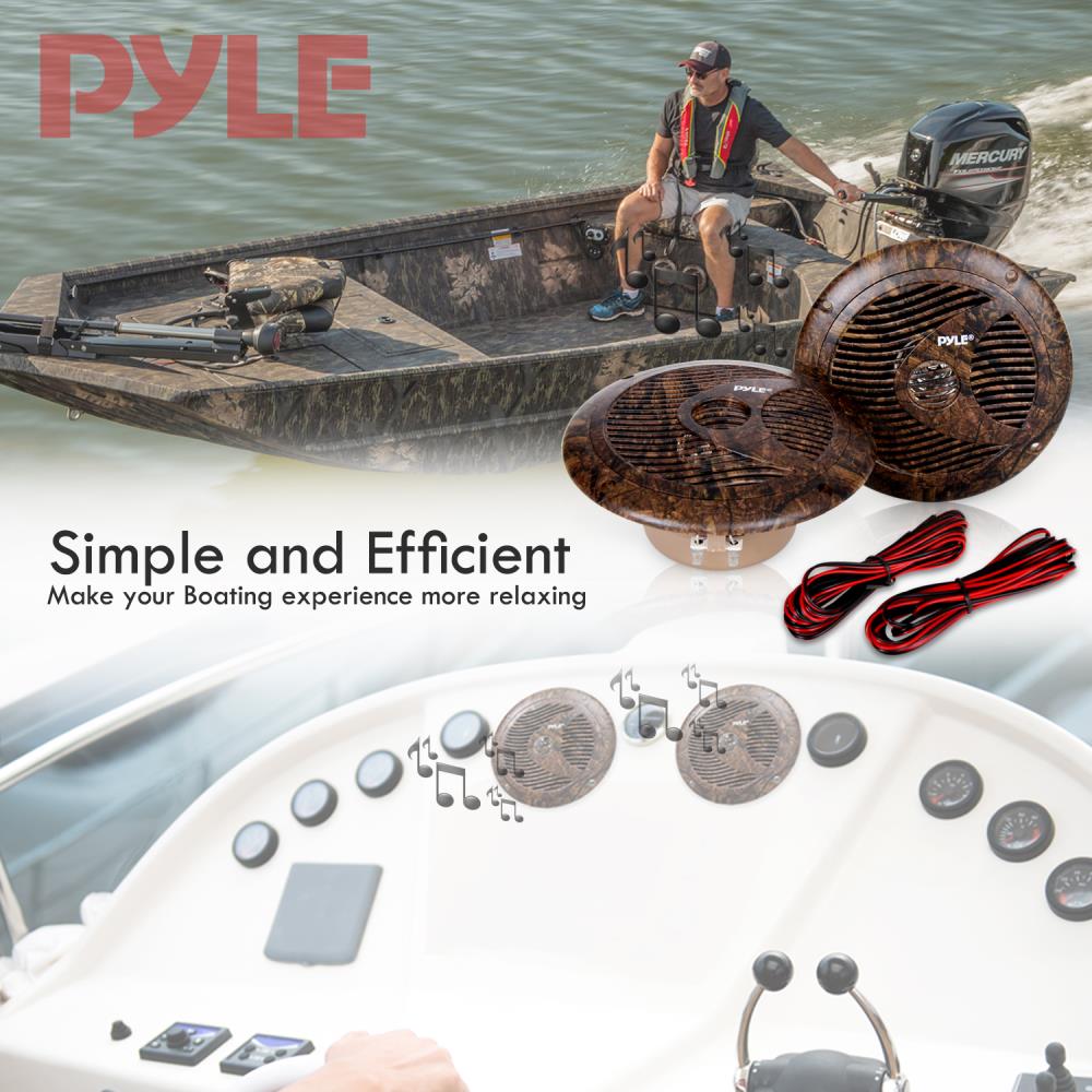 product image number 7 for Pyle 6.5 Inch Component Marine Led Speakers