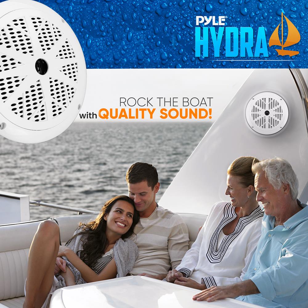 product image number 7 for Pyle 6.5 Inch Marine Component Speakers