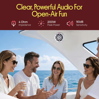 6.5 Inch Marine Component Speakers
