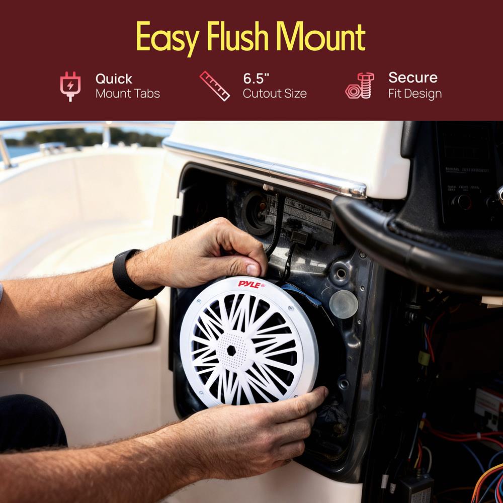 6.5 Inch Marine Component Speakers – Pyle USA