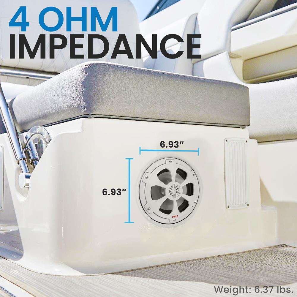 product image number 3 for Pyle Two-Way Marine Component/Coaxial Speaker