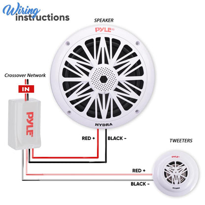6.5 Inch Marine Component Speakers