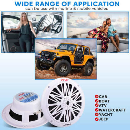 6.5 Inch Marine Component Speakers