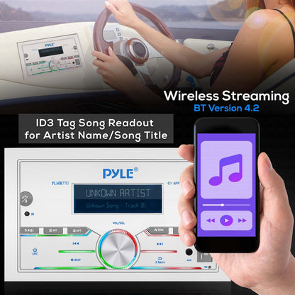 product image number 3 for Pyle Marine Bluetooth Cd/Mp3 Radio Receiver