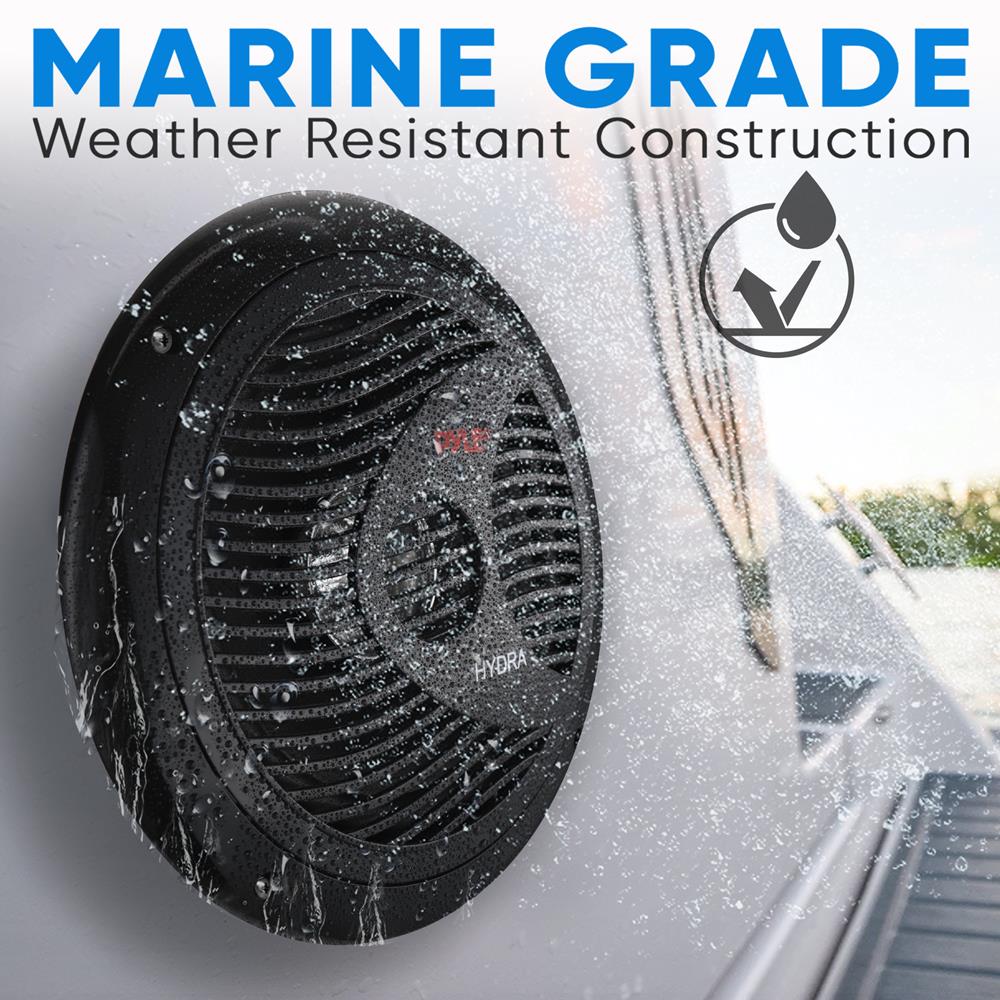 product image number 4 for Pyle 8'' Marine Component Speakers
