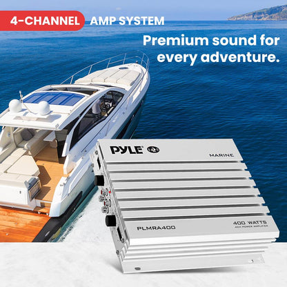 Marine Amplifier 400W Waterproof Dual MOSFET Power Supply
