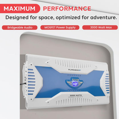 3000W Marine Bluetooth Amplifier, Waterproof, 8-Channel, Aluminum Alloy