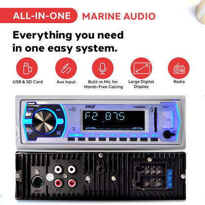 Marine Bluetooth Mp3 Radio Receiver
