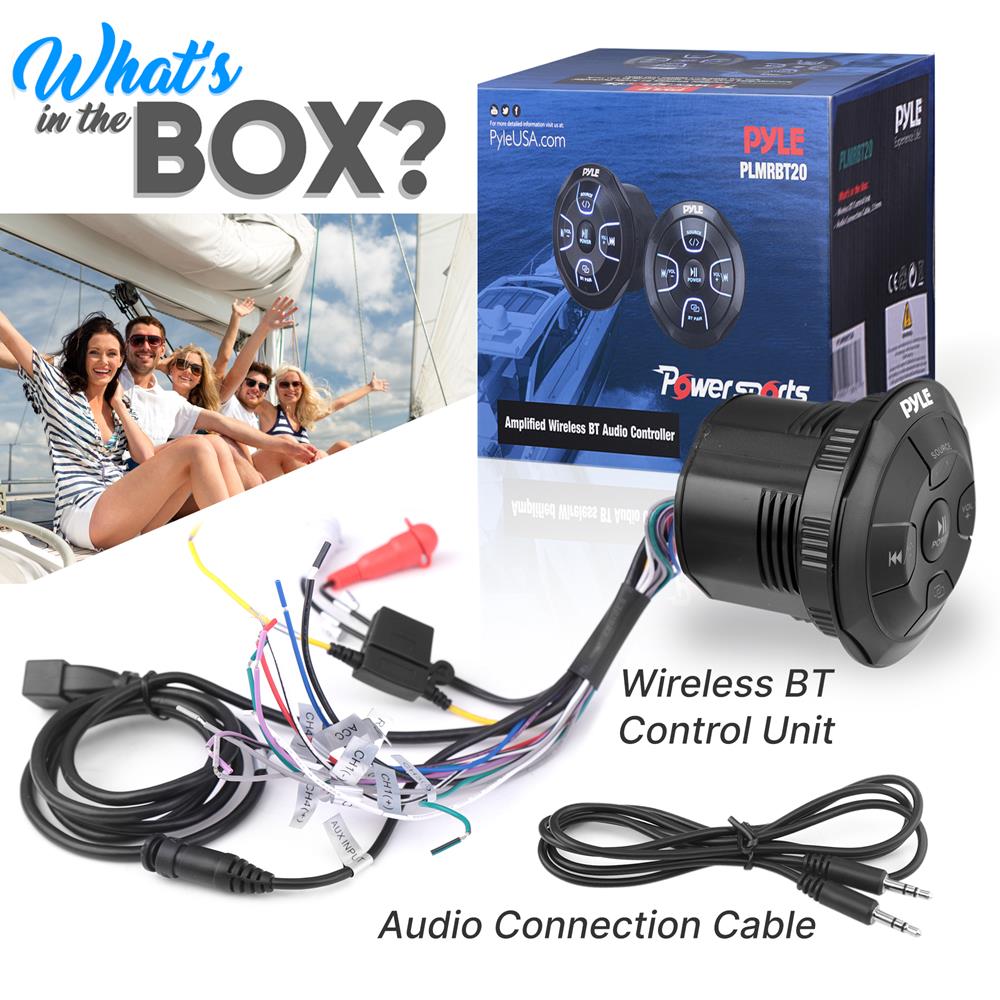 product image number 7 for Pyle Amplified Wireless Bt Audio Controller