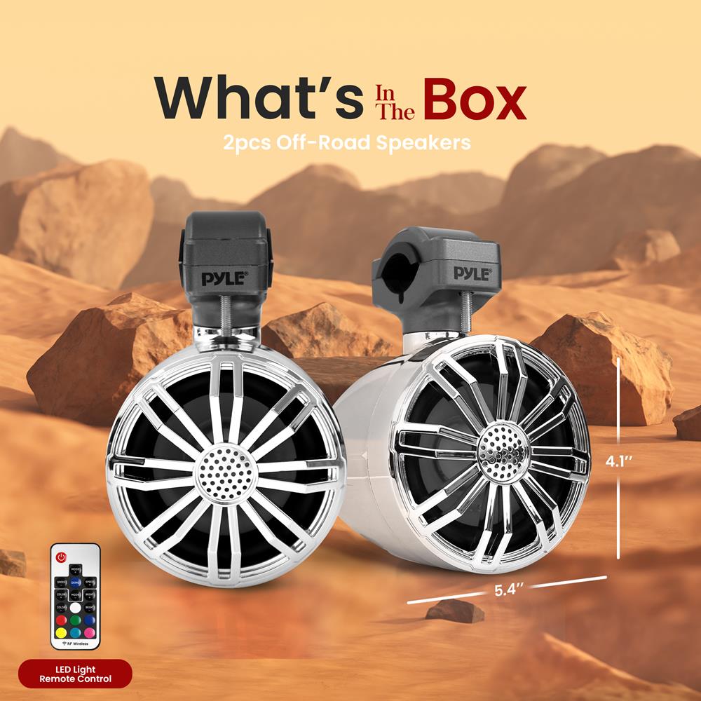 product image number 2 for Pyle Marine Utv Off-Road Bluetooth Speaker