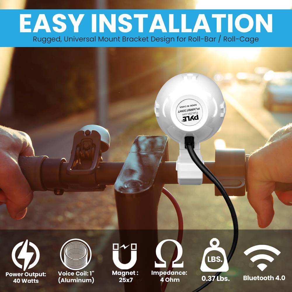 product image number 4 for Pyle Marine Utv Off-Road Bluetooth Speaker