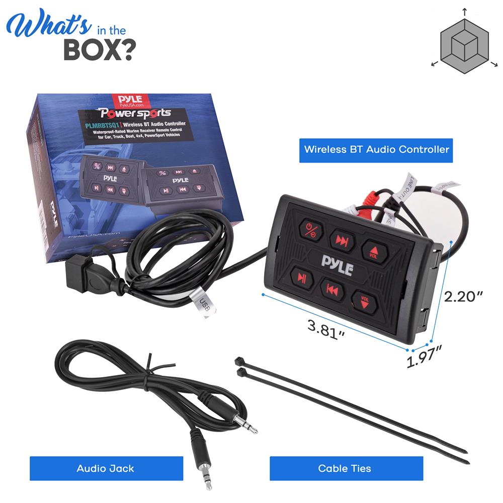 Amplified Wireless Bt Audio Controller - Thumbnail 3
