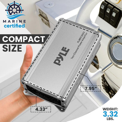 2-Channel Weather-Resistant Audio Amplif