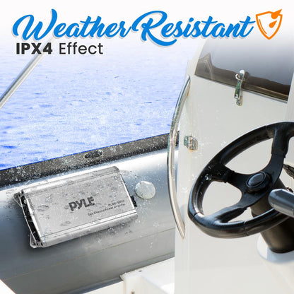 2-Channel Weather-Resistant Audio Amplif