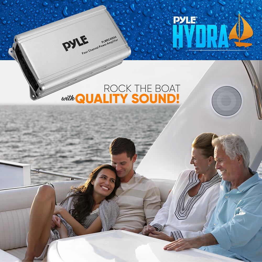 product image number 8 for Pyle 4-Channel Weather-Resistant Audio Amplif