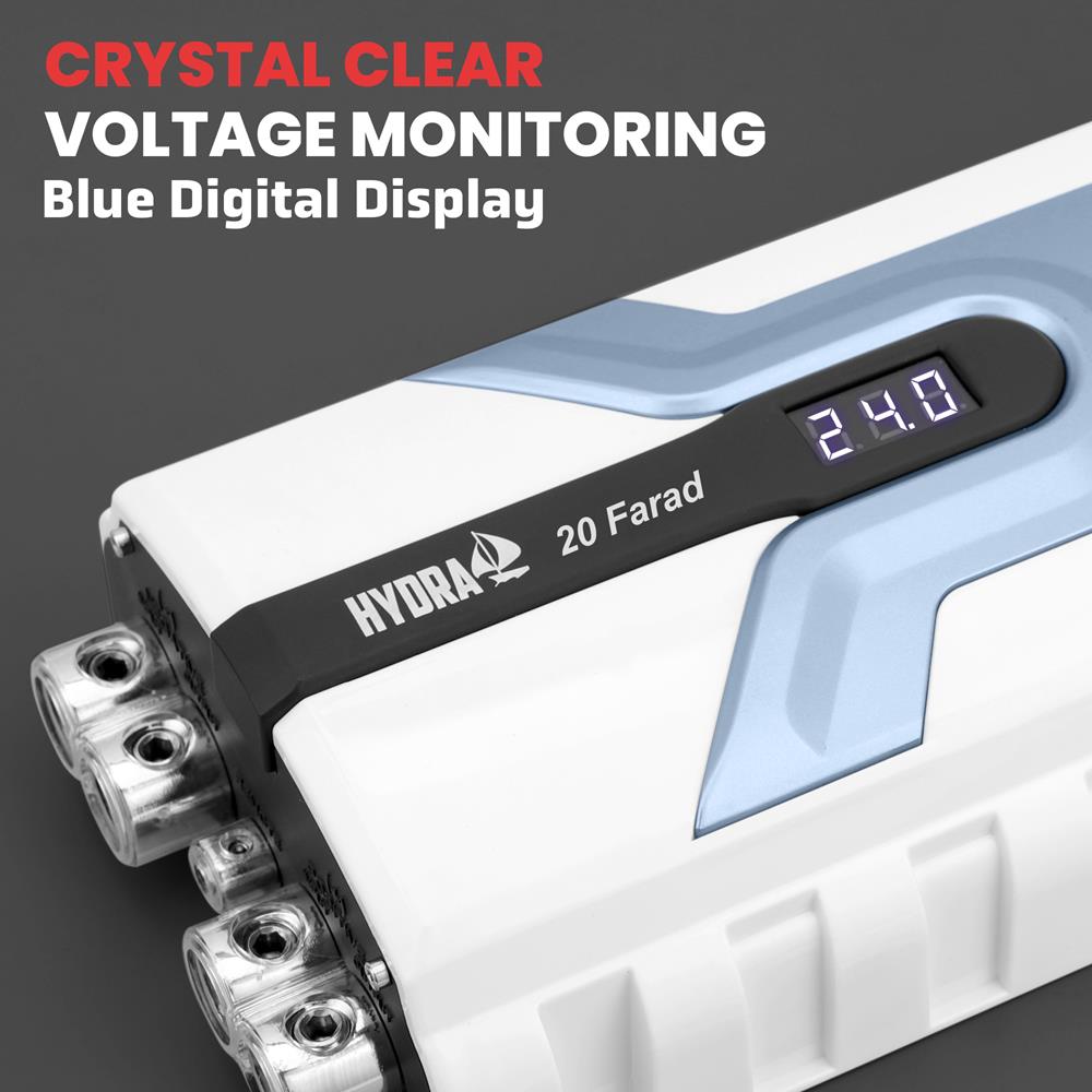 product image number 3 for Pyle 2.0 Farad Digital Power Capacitor