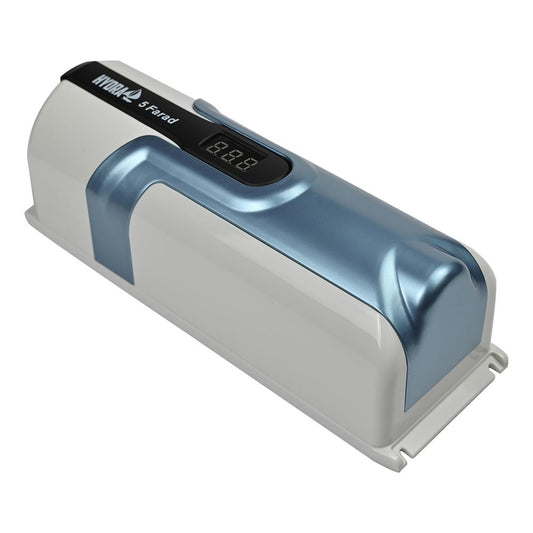 5.0 Farad Car Audio Capacitor, High-Performance, Blue Digital Display