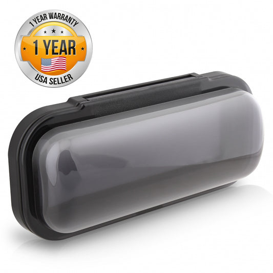Marine Stereo Cover, Water Resistant Shield, Smoke Window, Flip-Up Door
