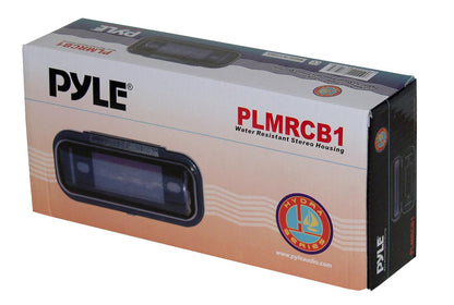 Marine Stereo Cover, Water Resistant Shield, Smoke Window, Flip-Up Door