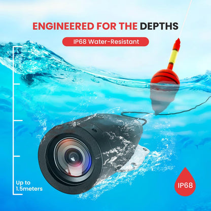 Underwater Fishing Camera, HD Lens, 7" LCD, Infrared Night Vision, Waterproof