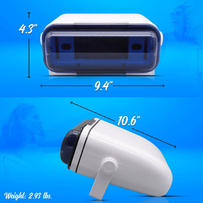 Marine Stereo Cover Water Resistant Neoprene Gasket White