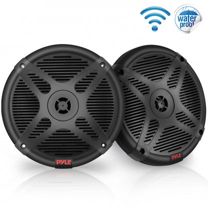 product image number 1 for Pyle 6.5’’ Waterproof Rated Marine Speakers