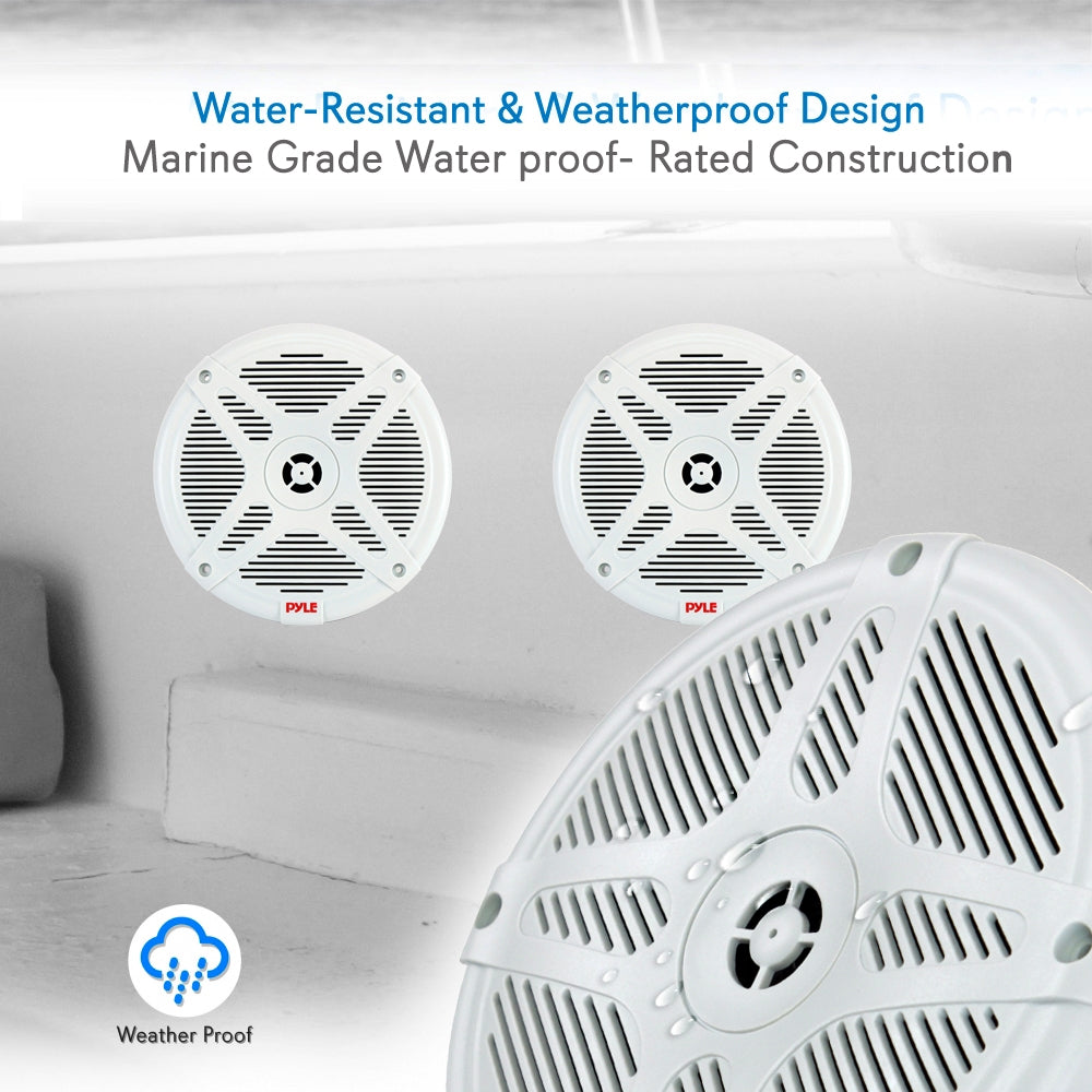 6.5" Marine Speakers, Waterproof, Wireless RF Streaming - Thumbnail 5