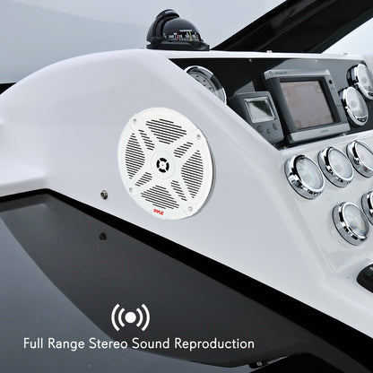 product image number 4 for Pyle 6.5’’ Water-Resistant Rated Marine Speak
