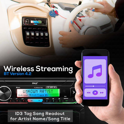 Marine Bluetooth Cd/Mp3 Radio Receiver