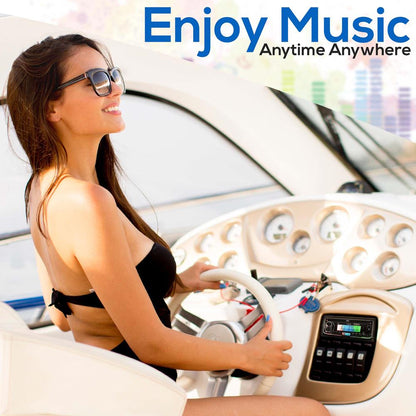 Marine Bluetooth Cd/Mp3 Radio Receiver