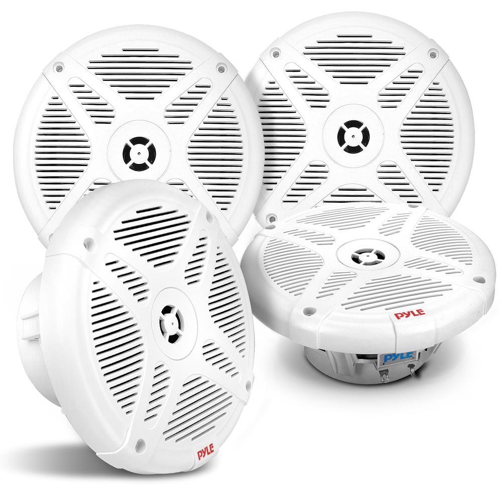 6.5" Waterproof Marine Speakers w/ Wireless BT Control