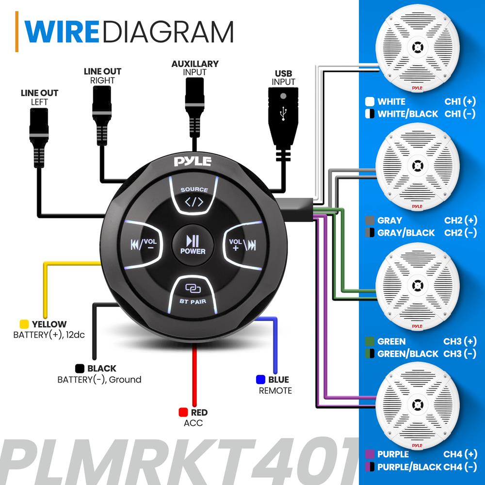 product image number 3 for Pyle Waterproof Rated Off-Road Speakers