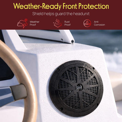 Marine Stereo Kit Bluetooth Hands-Free 4 Waterproof Speakers