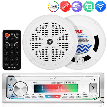 product image number 1 for Pyle Marine Bluetooth Cd/Mp3 Radio Receiver &
