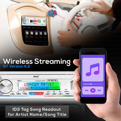 product image number 4 for Pyle Marine Bluetooth Cd/Mp3 Radio Receiver &