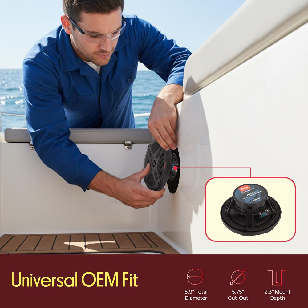 Pyle PLMRKT8 Marine Speaker - Thumbnail 3