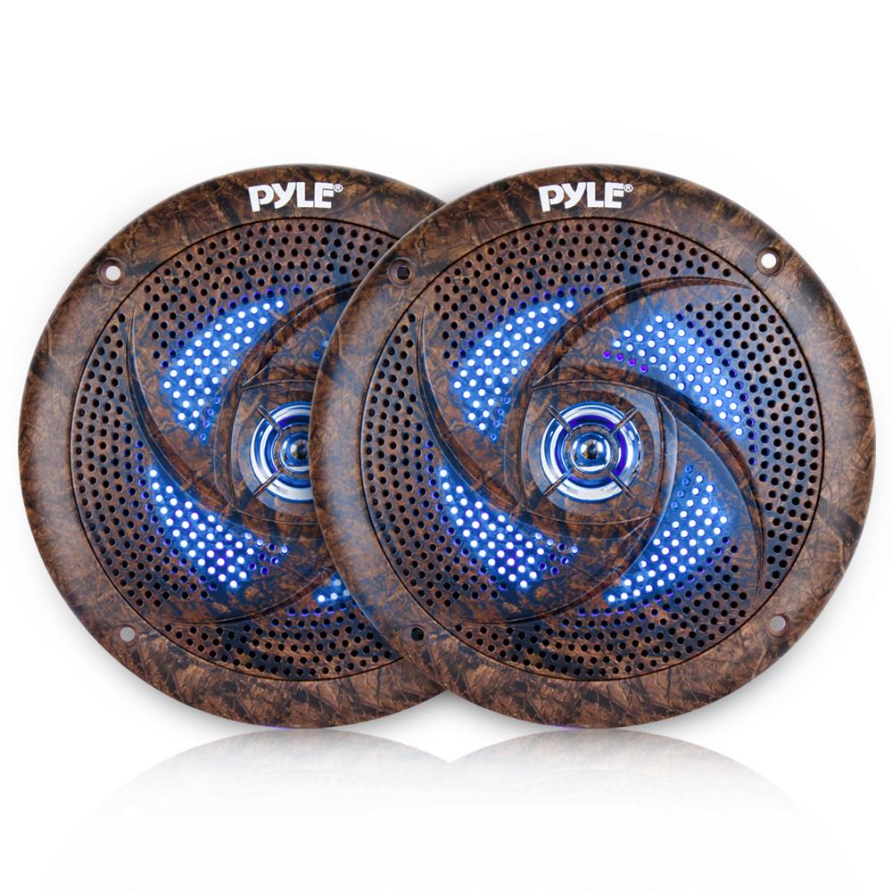 product image number 1 for Pyle 6.5 Inch Component Marine Led Speakers
