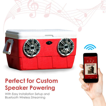 Marine Amplifier 200W Bluetooth Waterproof Compact Design